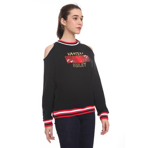 Foto Produk Colorbox Sweatshirt Black I-STKFCT219L027 - Hitam, S dari Colorbox Indonesia