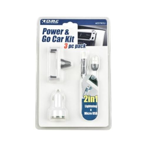 Foto Produk Set Charger Usb Dan Holder Smartphone Mobil 3 Pcs dari andashop2