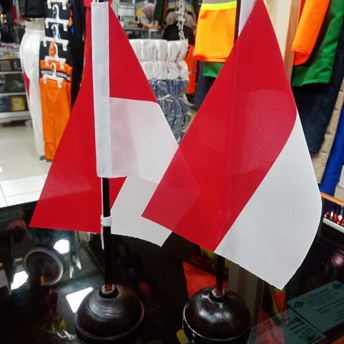 Foto Produk BENDERA MERAH PUTIH MEJA BENDERA SATU SET TIANG dari Cahaya olshop 90