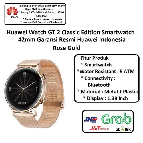 Jual Smarwatch Huawei Watch GT2 42mm Fashion Sport Edition GT 2 - Pink Gold  - Jakarta Selatan - mc trade in | Tokopedia