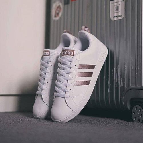 adidas neo advantage rose gold