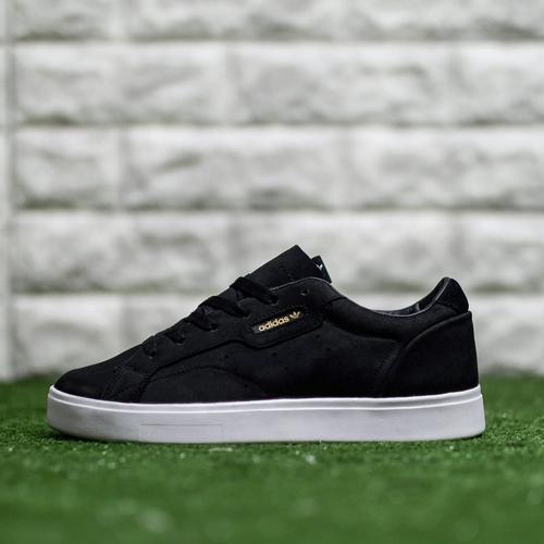 Jual ADIDAS SLEEK ORIGINAL BLACK WHITE 