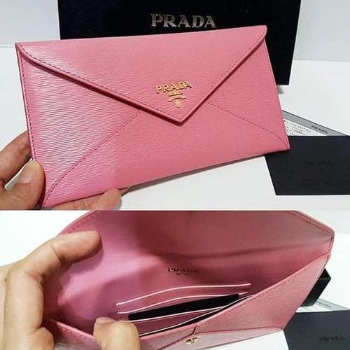 prada envelope wallet inside