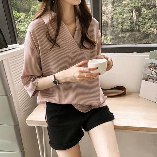 Jual Blouse Wanita Casual Longgar Lengan Panjang Korea Baju Pakaian Wanita Jakarta Barat Women Strong Store Tokopedia