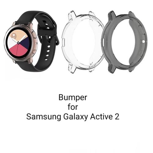 Foto Produk BUMPER SILIKON SILICONE SOFT CASE CASING JAM SAMSUNG GALAXY ACTIVE 2 - Transparant, active 2 44 dari Jktmanshop