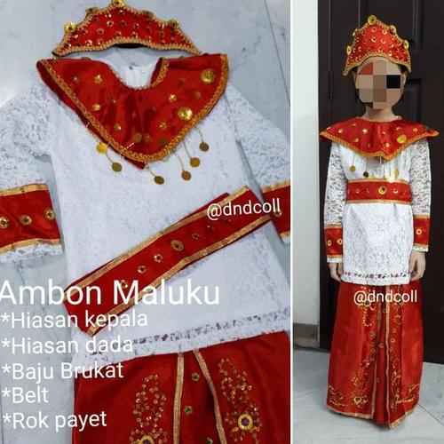 Jual heidi- Baju Adat Anak DAERAH Ambon 