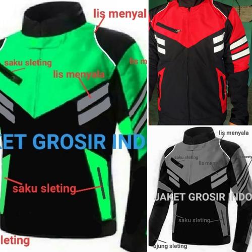Foto Produk jaket turing merah polos - Merah, M dari jaketgrosirindo