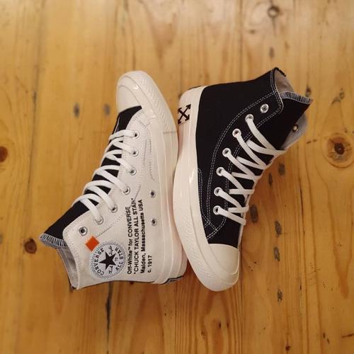 Jual Sepatu Converse x off White sol oren 38-43 Import Quality