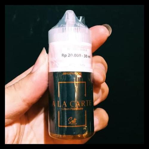 Jual Terbaik Liquid Salt Saltnic Ala Carte Alacarte Cream Poundcake 30ml Jakarta Barat Satrio Martt Tokopedia