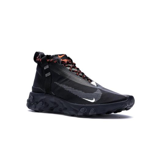 nike react runner black