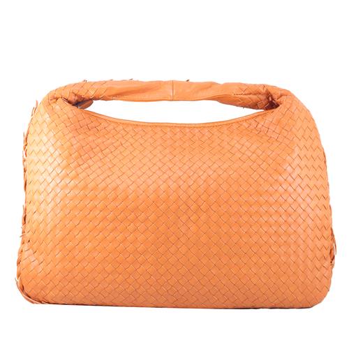 Foto Produk Bottega Veneta Woven Intreciato Fringe in Orange I9676C dari SECOND CHANCE