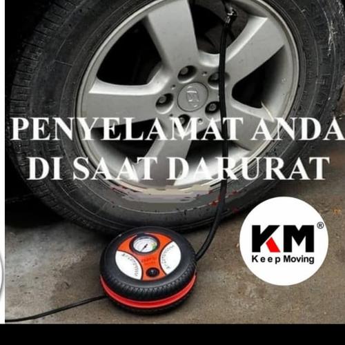 Foto Produk Pompa Ban portable alat isi angin ban mobil kompressor portable mini dari pt putus