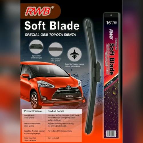 Foto Produk wiper khusus toyota sienta 1set ukuran 14in dan 26in dari sporty variasi mobil