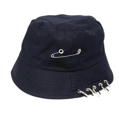 Jual Topi BUCKET hat kpop hitam RING 