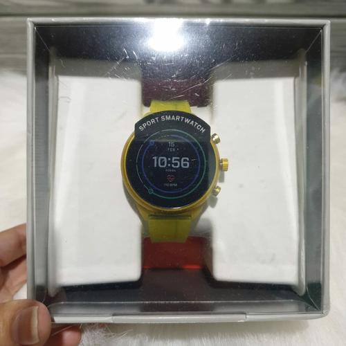 smart watch sport rubber yellow ftw6060 