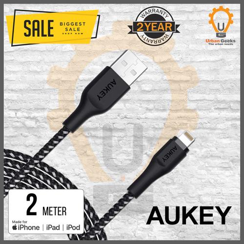 Foto Produk Aukey Cable Data MFI Lightning Iphone 2MCB-AL2 alt Anker mcdodo - Merah dari Urban Geeks