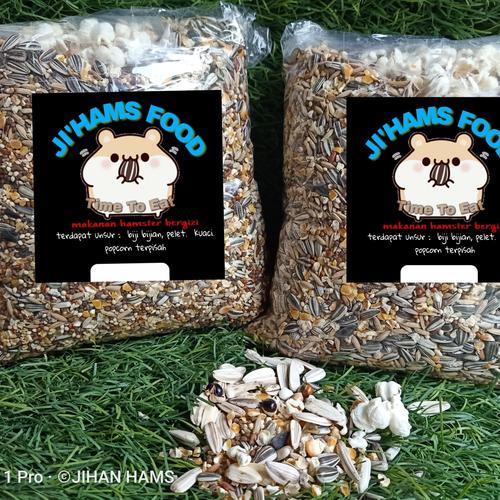 Foto Produk makanan hamster 1kg. / pakan hamster wihh popcron dan timothy hay dari jihan OS