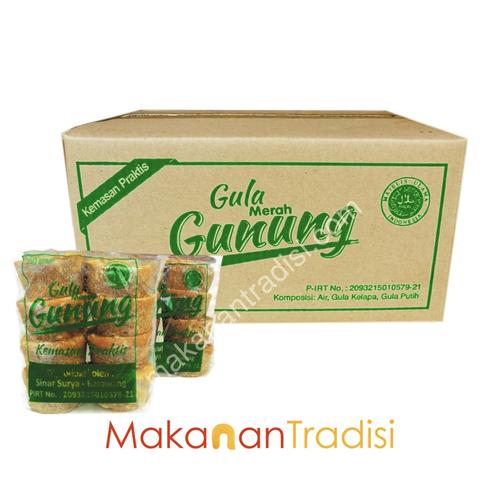 Foto Produk 1 Dus Gula Merah Gunung Kemasan Praktis 250 gram/ Gula Kelapa dari Makanan Tradisi Id