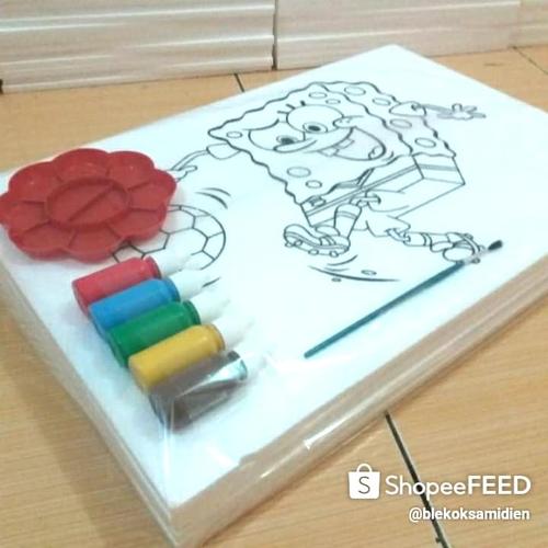 Foto Produk styrofoam lukis/mewarnai 1 set 6 gambar karakter dari www.sterofoamset.co