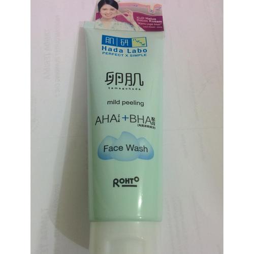 hada labo face wash tamagohada