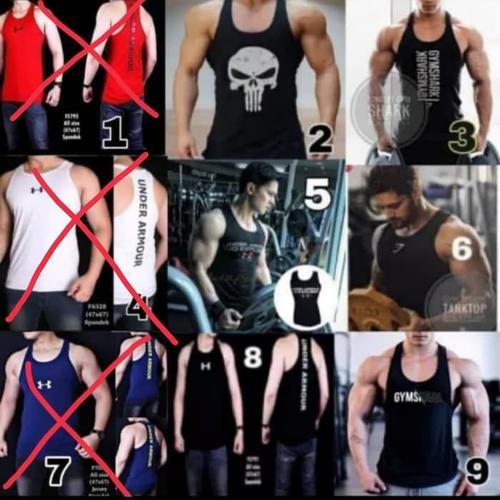 Foto Produk singlet kaos gym fitness pria olahraga dari Bolapedia