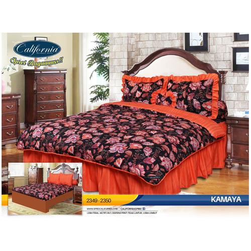 Jual Bed Cover California Terbaru Ukuran King Set Motif Kamaya Jakarta Barat Toko Revina Tokopedia