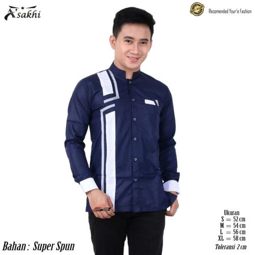 Foto Produk Baju Koko/Baju Pria Lengan Panjang/Baju Santri/Seragam Hadroh/Terbaru - Sesuai Gambar, XL dari fashion muslim RA