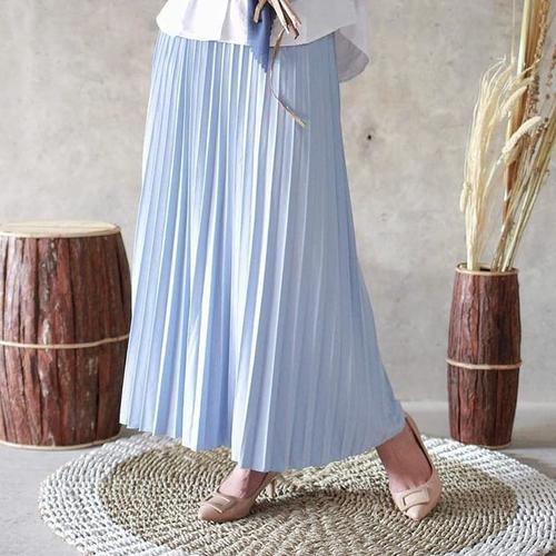 Jual Rok Plisket Elsa Pilihan Warna 2 Sky Blue Kota Surakarta Kinasih Label Tokopedia