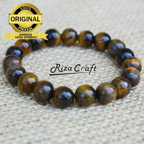 Jual Gelang Batu Akik Tiger Eye Mata Harimau Kalimantan Asli Alam Natural Kab Magelang Gelang Tasbih Kayu Batu Tokopedia