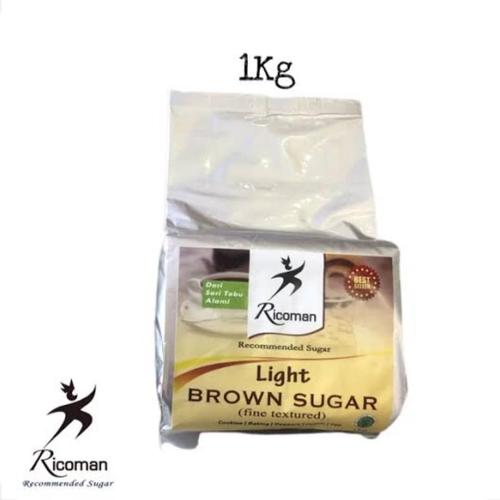 Foto Produk Ricoman Light Brown Sugar 1kg dari Kochhaus