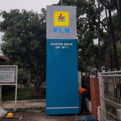Foto Produk Pylon sign/Totem PLN Manado dari Huruf timbul Jkt