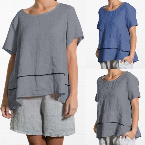 Jual Womens Short Sleeve Crew Neck 