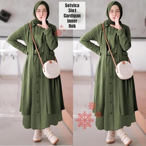 Foto Produk Dress Murah VS SETVICA 3IN1 (5 warna) dari Lemari Wanita