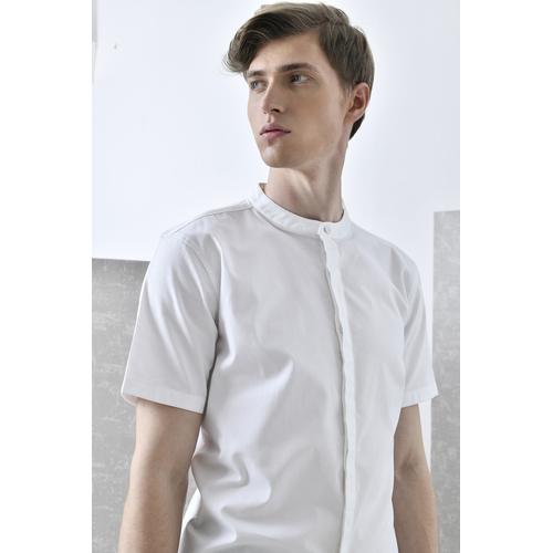 Jual WHITE CLASSIC MANDARIN COLLAR 