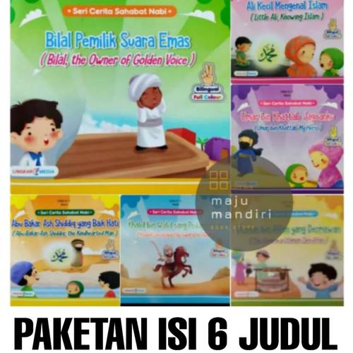 Foto Produk PAKETAN - Buku Seri Cerita Sahabat Nabi Isi 6 Judul dari Maju Mandiri 88