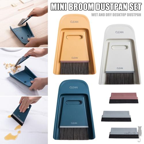 Jual Mini Broom Dustpan Set Brush for Cleaning Table Countertop ...