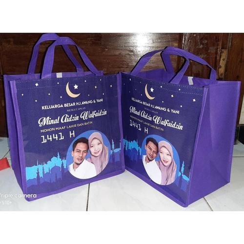Jual TAS HANTARAN PARCEL LEBARAN PAKAI FOTO DAN NAMA KELUARGA - Kab. Kudus  - Tas Souvenir Kayla Jaya 