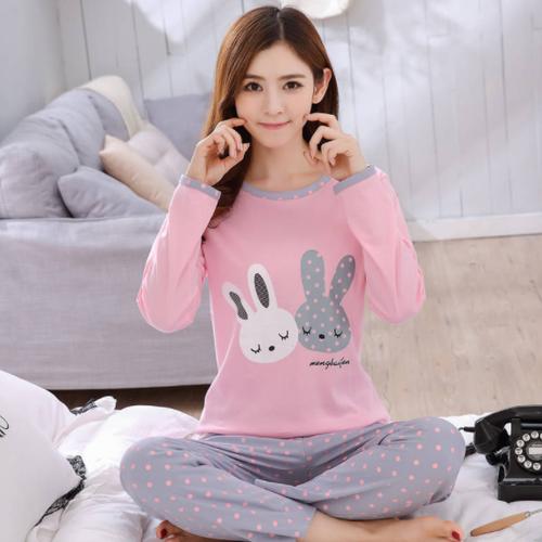 Foto Produk Baju Tidur Wanita Piyama Pejamas double Bunny JE238-3 Import dari BEBE