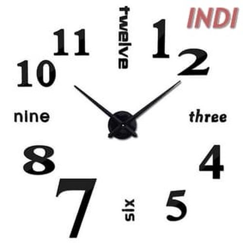 Jual Jam Dinding Quartz Diy 50 60cm Model English Word Kota Bandung Indi Com Tokopedia