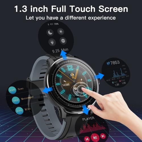 Jual KOSPET Probe IP68 Waterproof SN80-Y Smart Watch Men Full Touch Round -  Jakarta Barat - Fluffy Care Official | Tokopedia