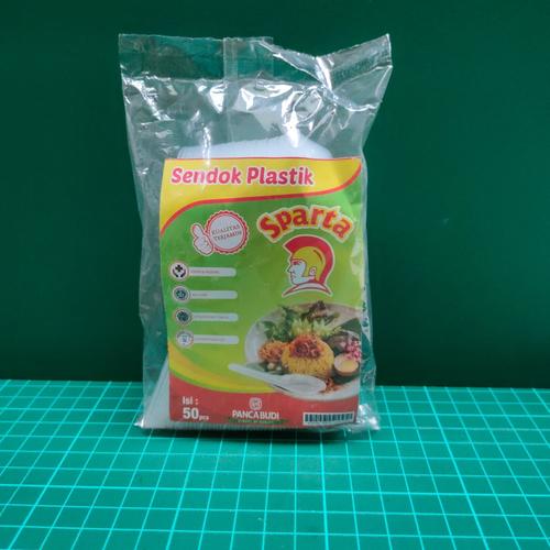 Foto Produk Sendok Bebek Bening Sparta Isi 50pcs dari Abun Aneka Plastik