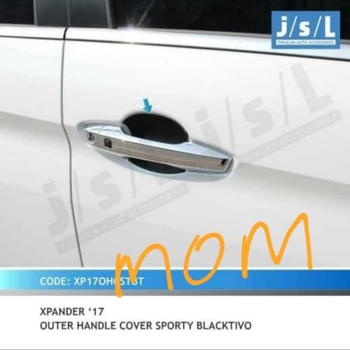 Foto Produk JSL Outer handle / mangkok pintu samping Sporty Hitam doff Xpander dari Mega Oriental Motor