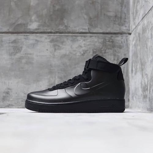 nike air force 1 foamposite cup triple black