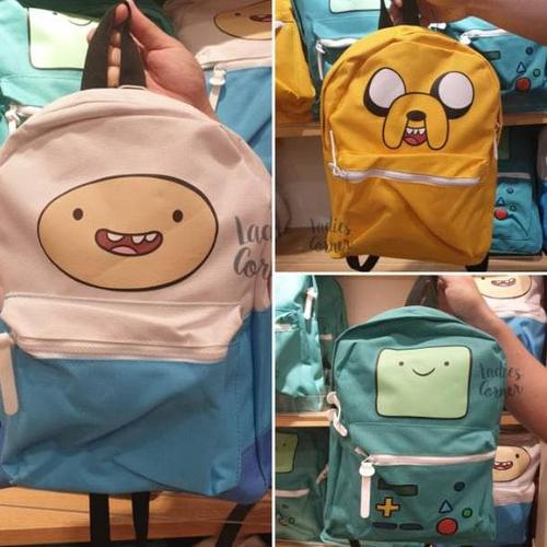 Jual ADVENTURE TIME BACKPACK MINISO TAS 