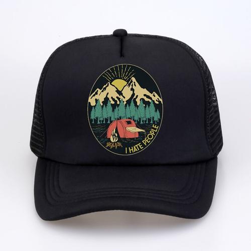 Jual I Hate People print Baseball Cap 