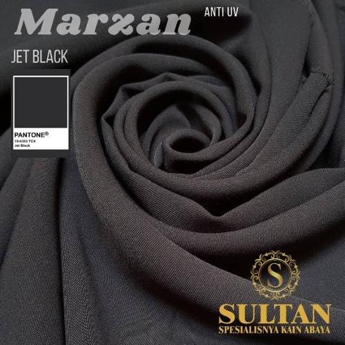 Foto Produk MARZAN Jetblack/ Normal Black KAIN ANTI UV SULTAN dari KAIN SULTAN OFFICIAL