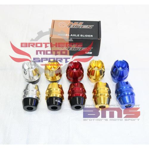 Foto Produk jalu as roda depan cnc cover as roda jalu as roda nuibikes universal dari brothers moto sport