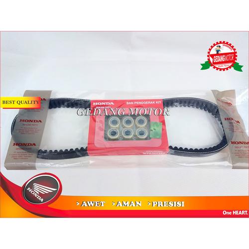 Jual VANBELT VBELT VARIO 110 KARBU CBS PLUS ROLLER SET ORIGINAL HONDA