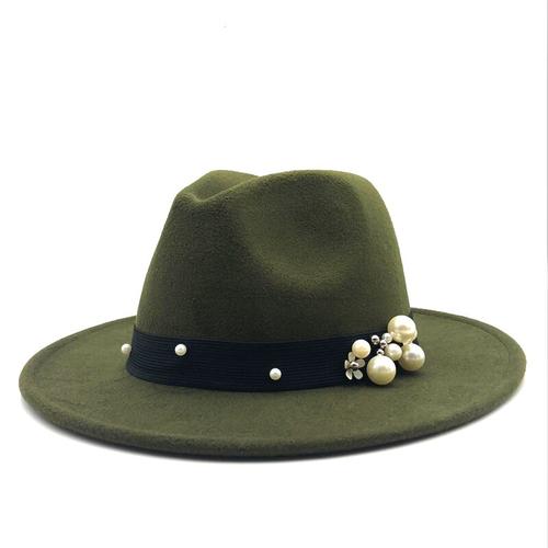 Jual Wool Fedora Hat Hawkins Felt Cap 
