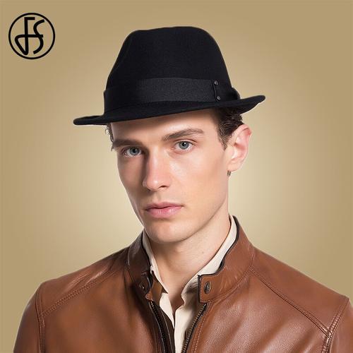 Jual FS Autumn Winter Hat Wool For Men 